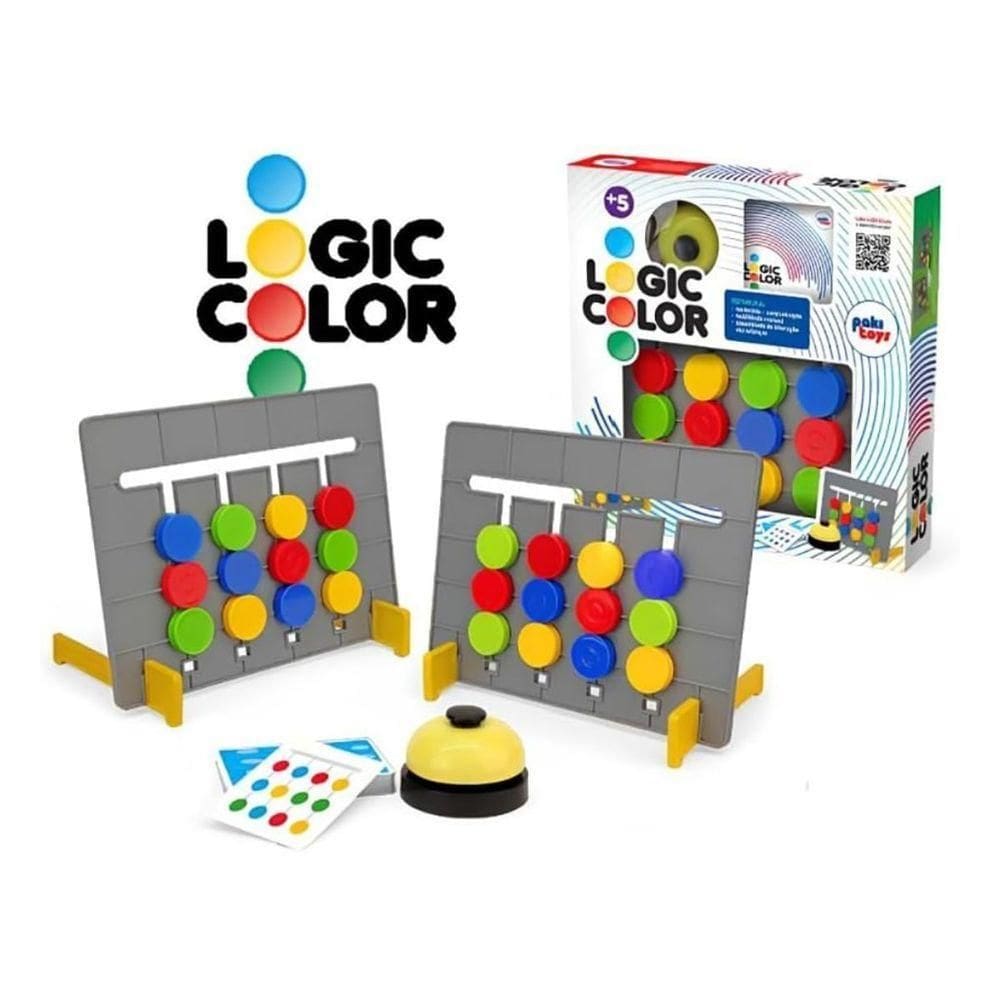 Jogo Pedagógico Logic Color Com Campainha