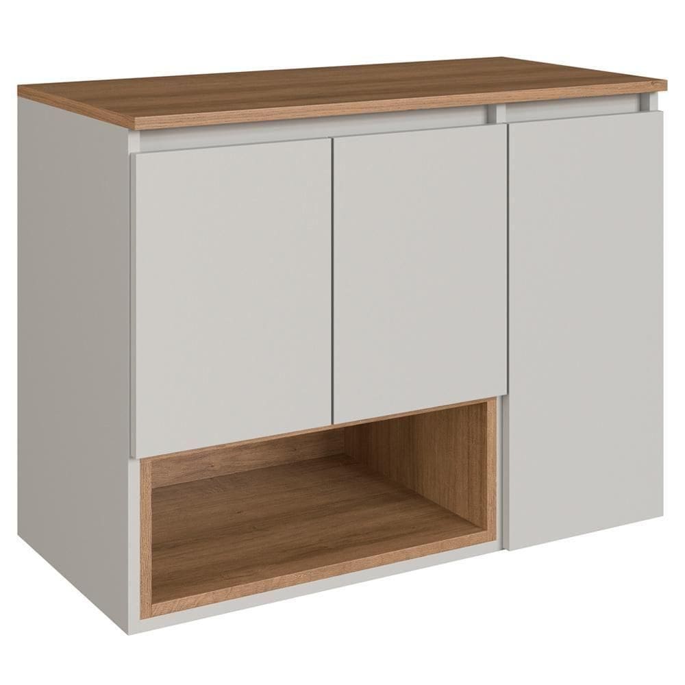 Gabinete Suspenso 3 Portas Com Tampo Bl9220 Mell Arenas Faem Mell Arenas