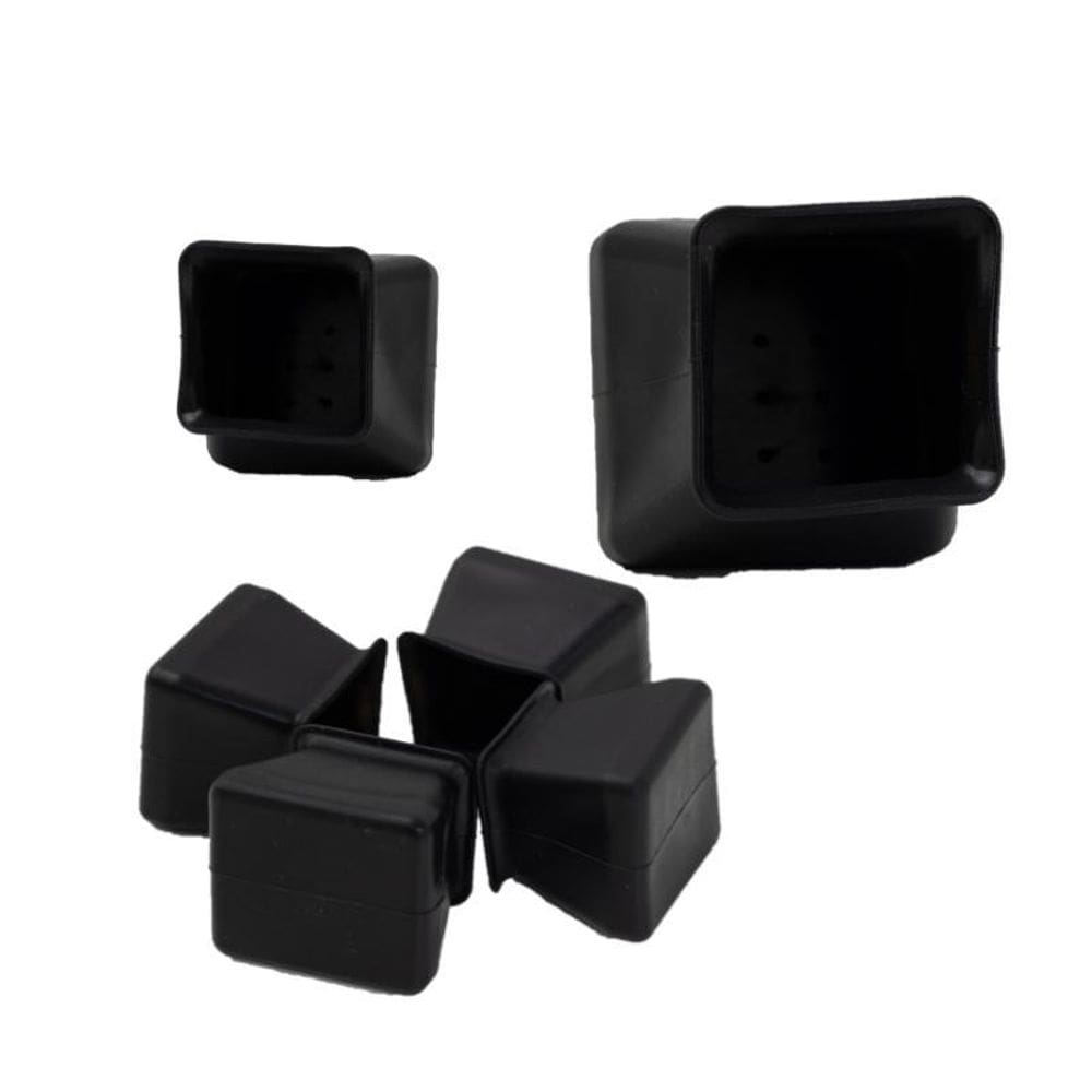 Kit 20 Protetores Quadrados Para Pés De Moveis