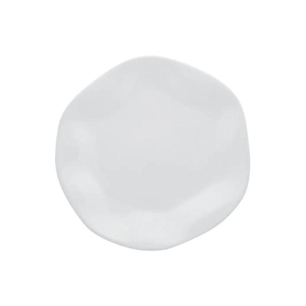 Prato Sobremesa Em Porcelana Ryo White 21,5cm Oxford