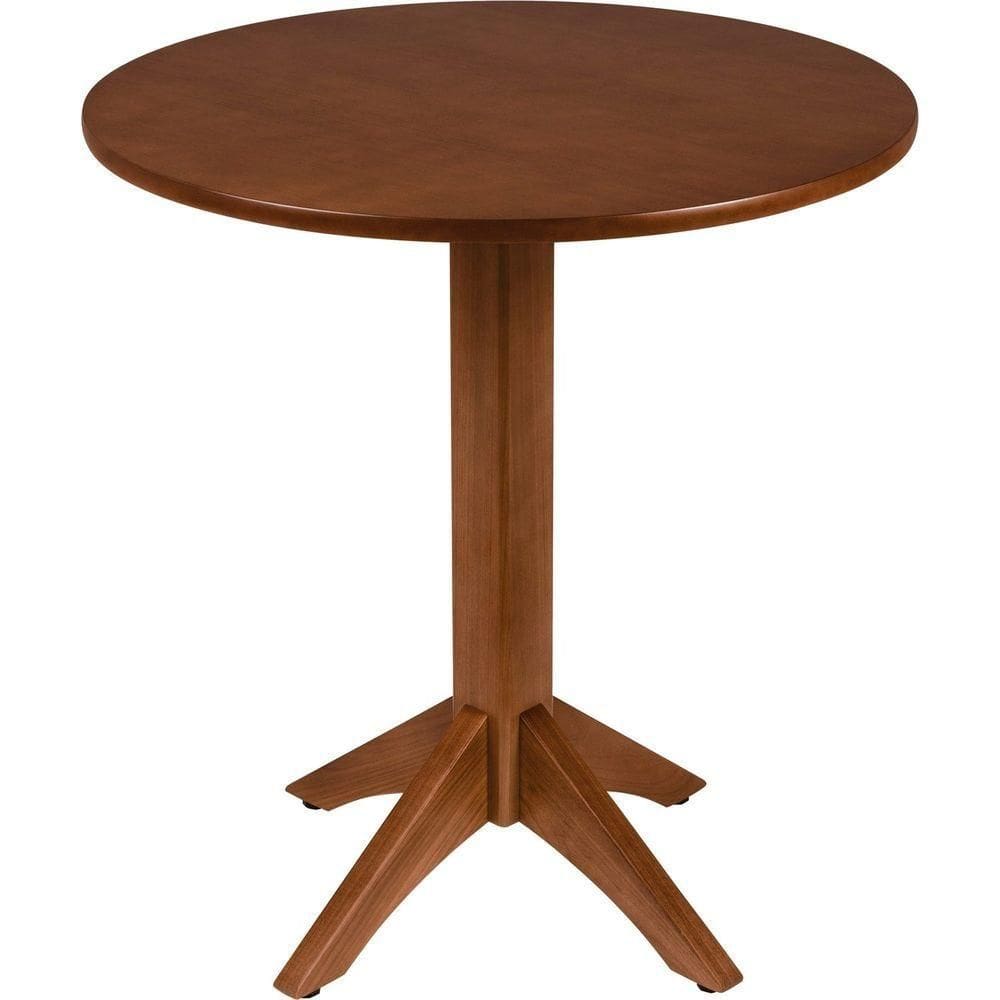 Mesa Madeira Tramontina London 2 Lugares 70cm Tauarí Amêndoa Redonda Tramontina