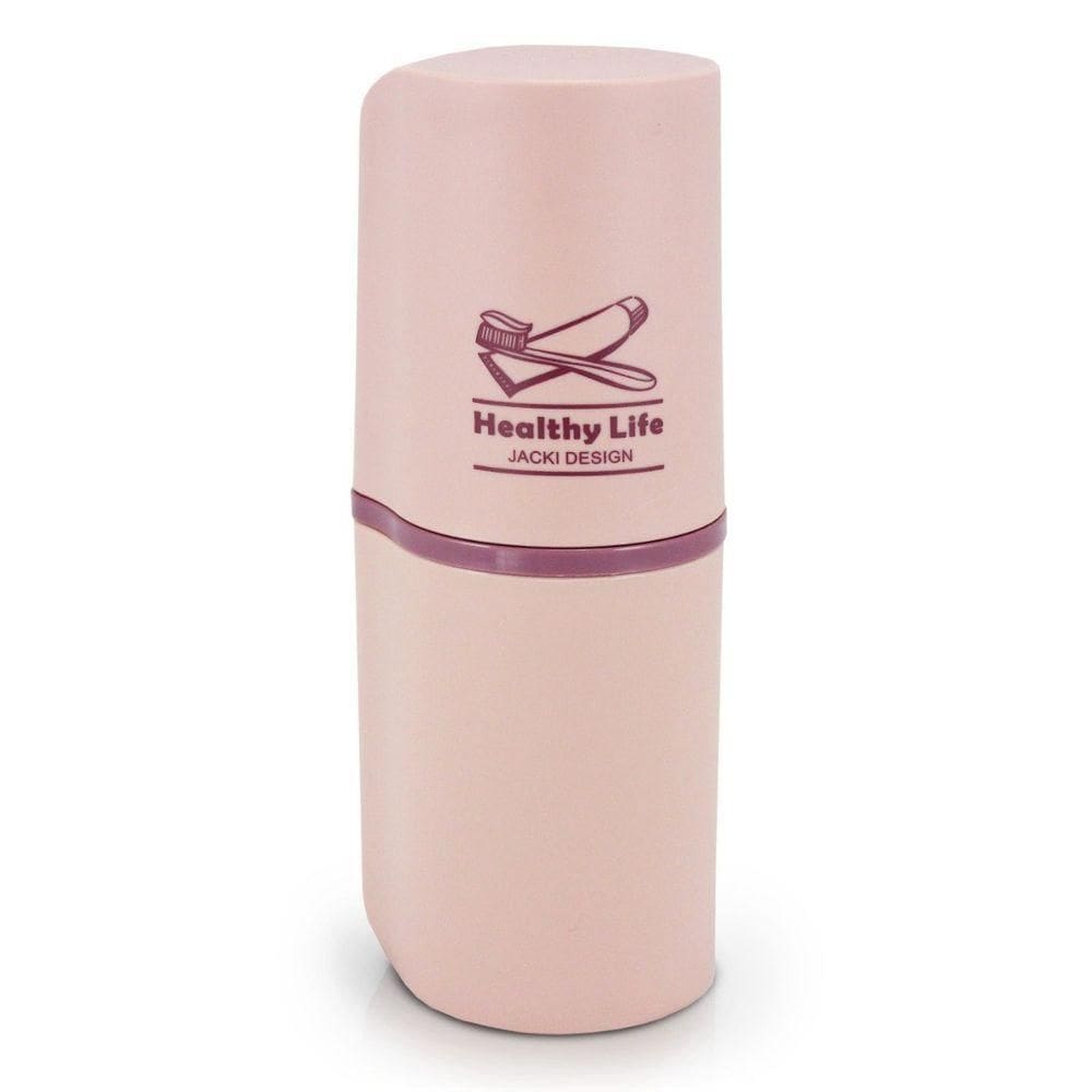 Porta Escova E Pasta De Dente Concept Rosa