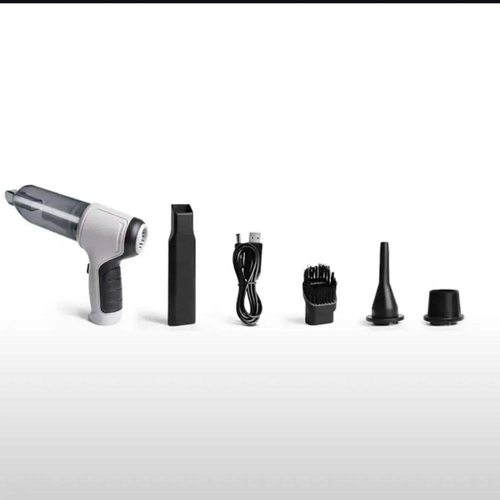 Mini Aspirador Recarregável Poeira Portátil Para Carros