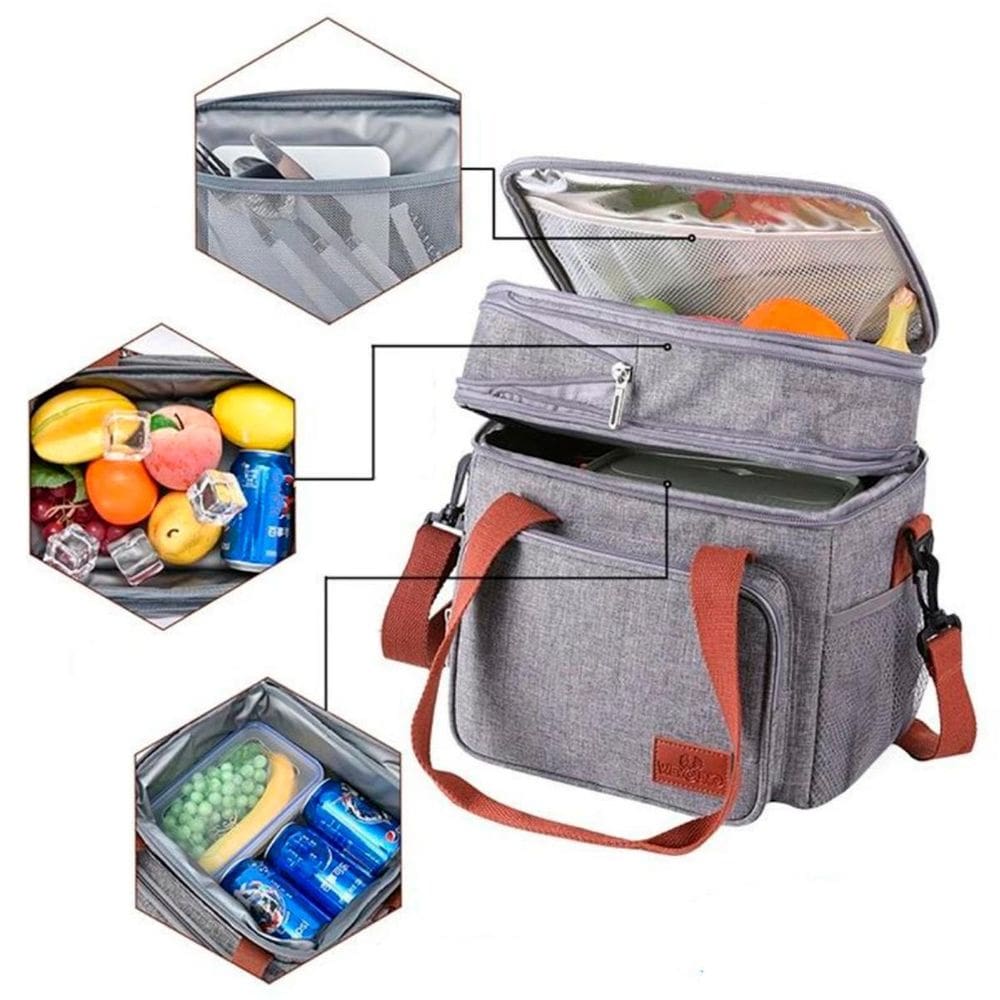 Bolsa Térmica Alça Dobrável Passeios Marmita