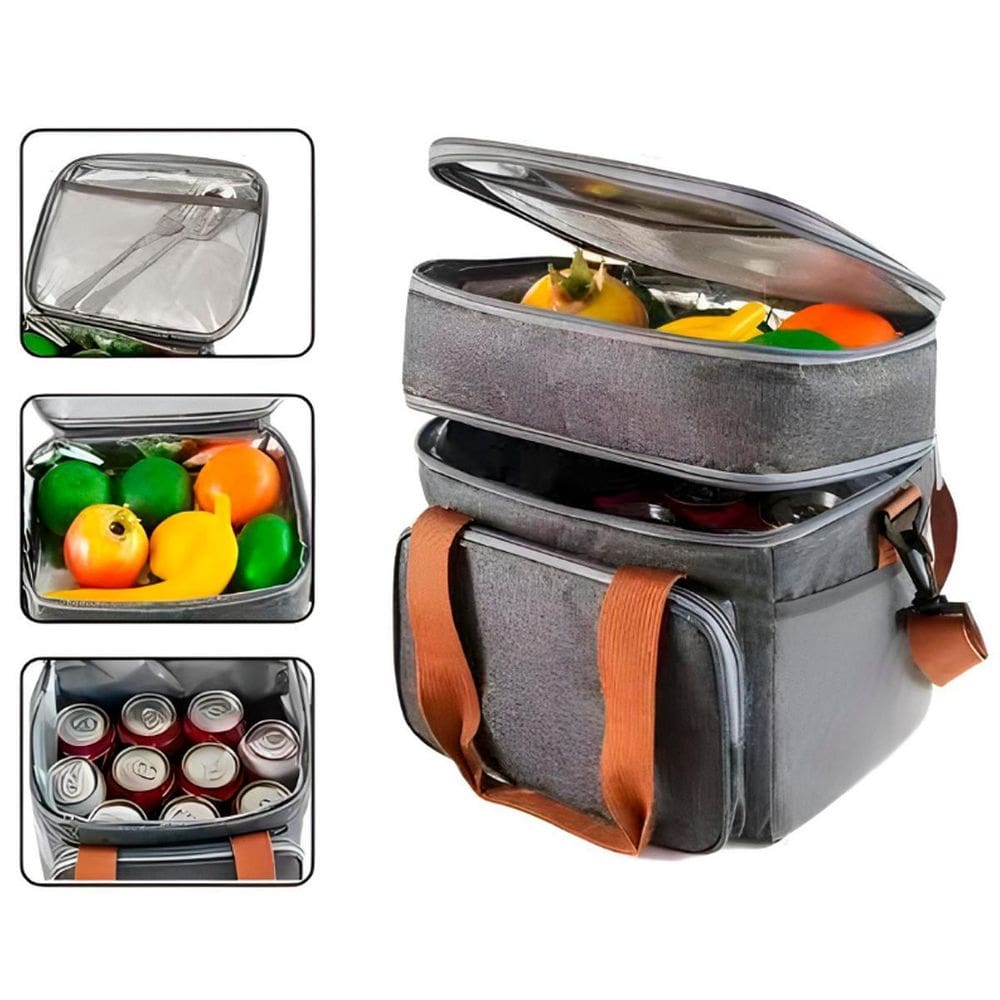 Bolsa Térmica Compacta Escola Bolsinha Multiuso