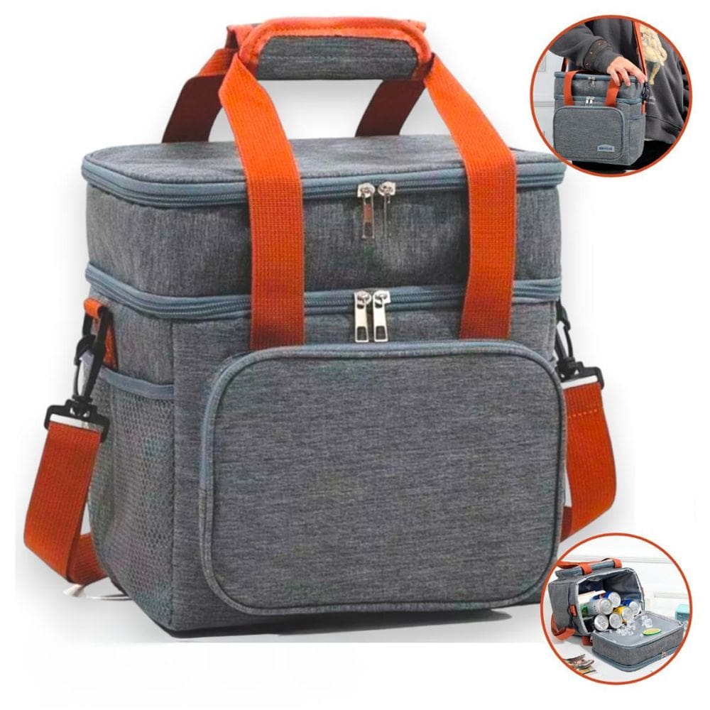 Bolsa Térmica Alça Dobrável Passeios Marmita