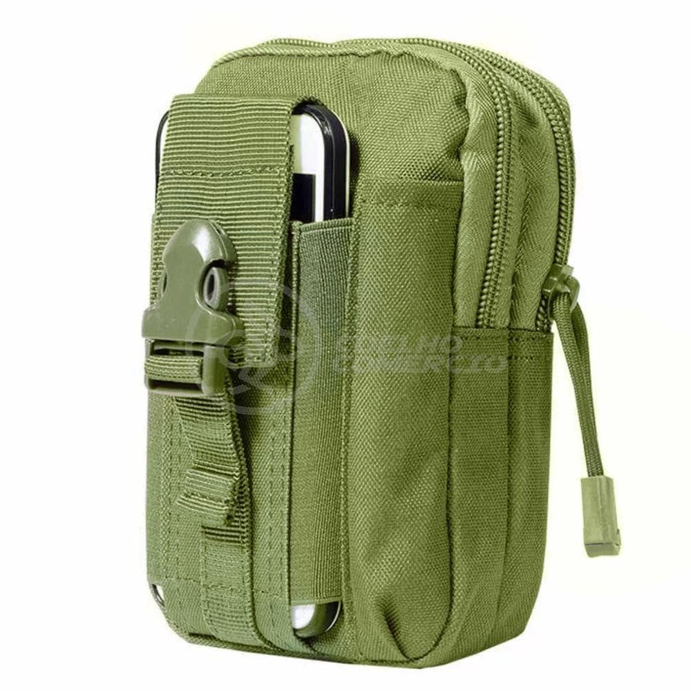 Kit De Sobrevivência E Atividades Camping Verde Militar Para Selva Escoteiro Pesca Acampar