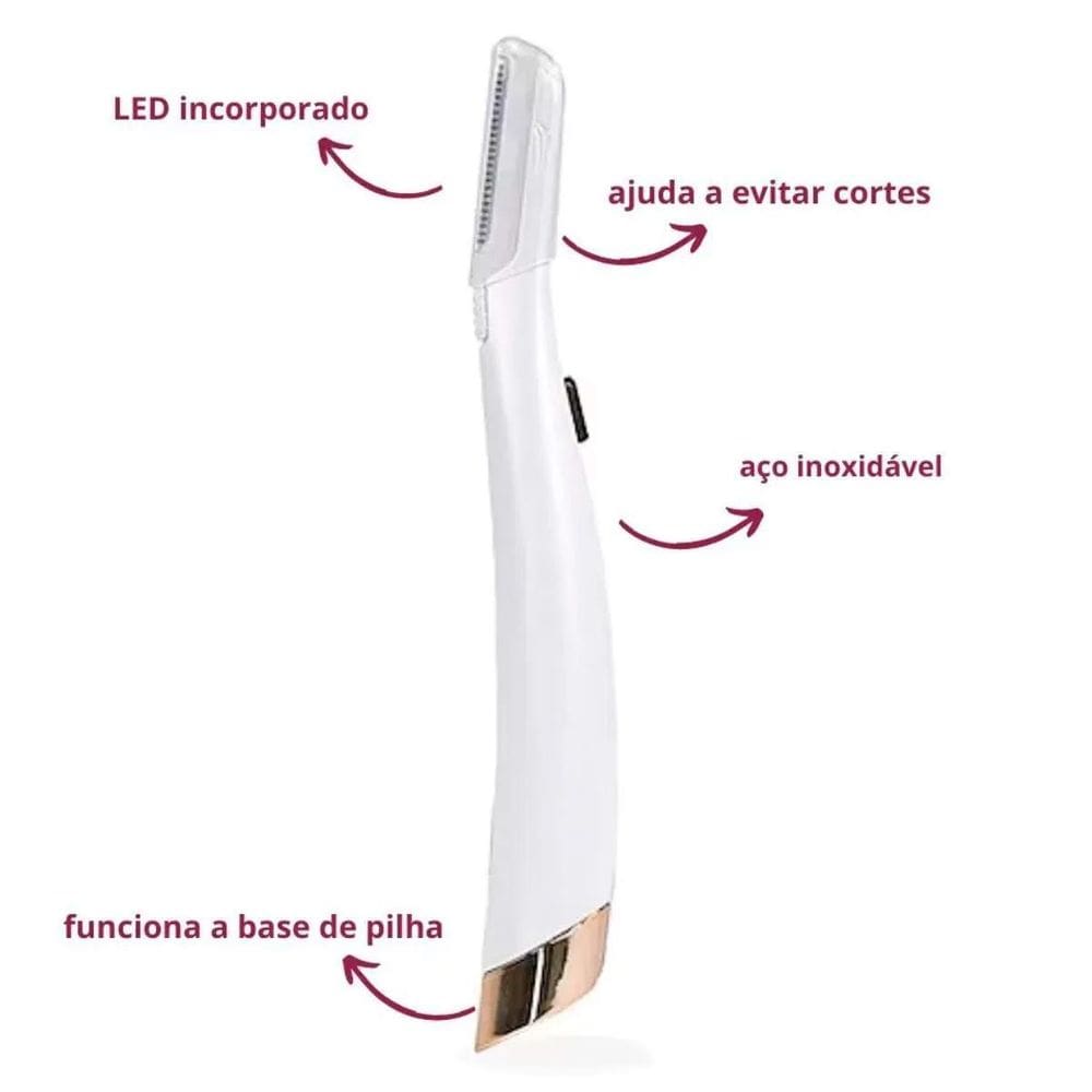 Esfoliador Removedor De Pelos Portátil E Prático