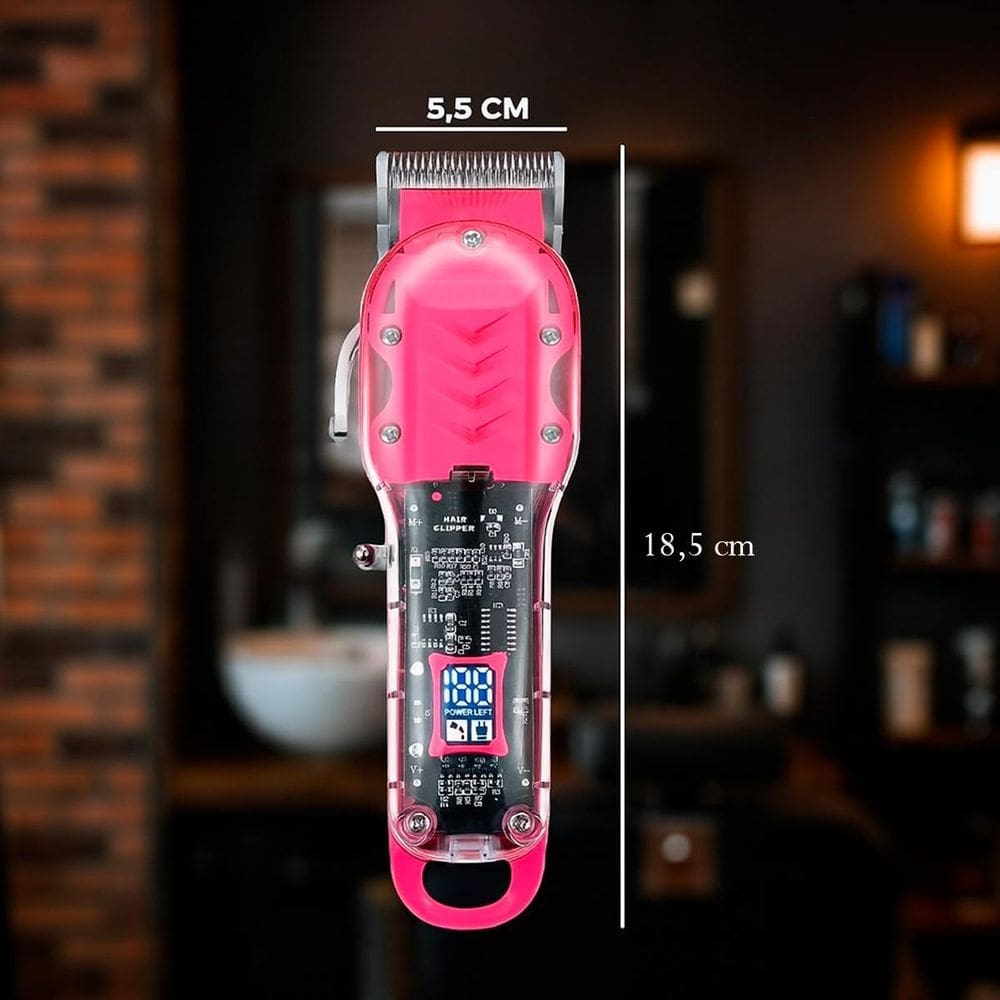 Máquina De Cabelo Recarregável Para Corte Profundo