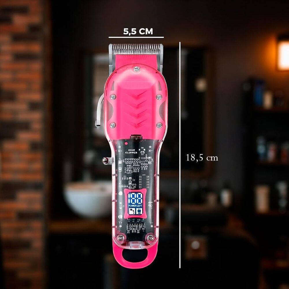 Máquina De Corte Cabelo Bivolt Com Cores Vibrantes