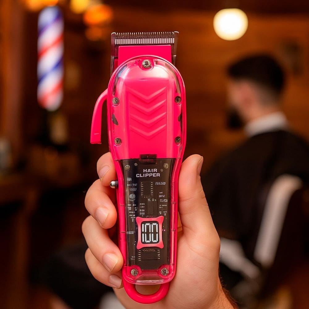 Máquina De Corte Para Cabelo Com Estilo Colorido
