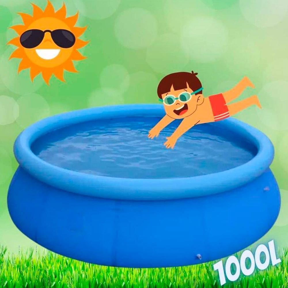 Piscina 1000L Inflável Perfeita Para O Quintal