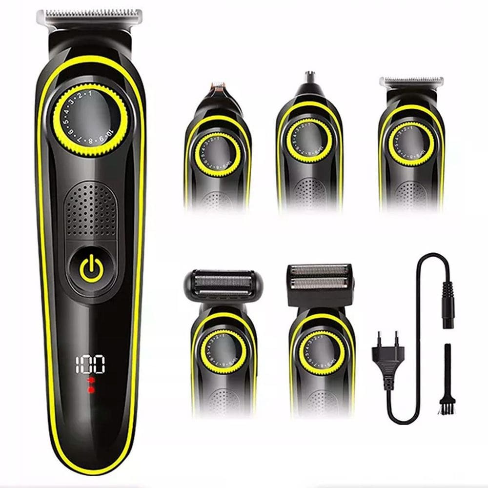 Barbeador Elétrico Kit Nariz Corpo Portátil Recarregável
