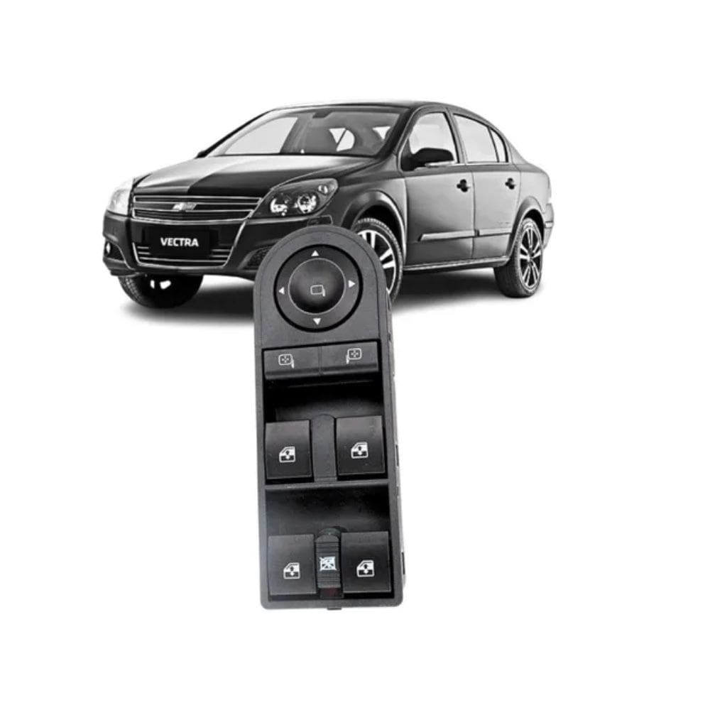 Botão Comando Vidro Elétrico Vectra 2006 A 2012 esq 13228877