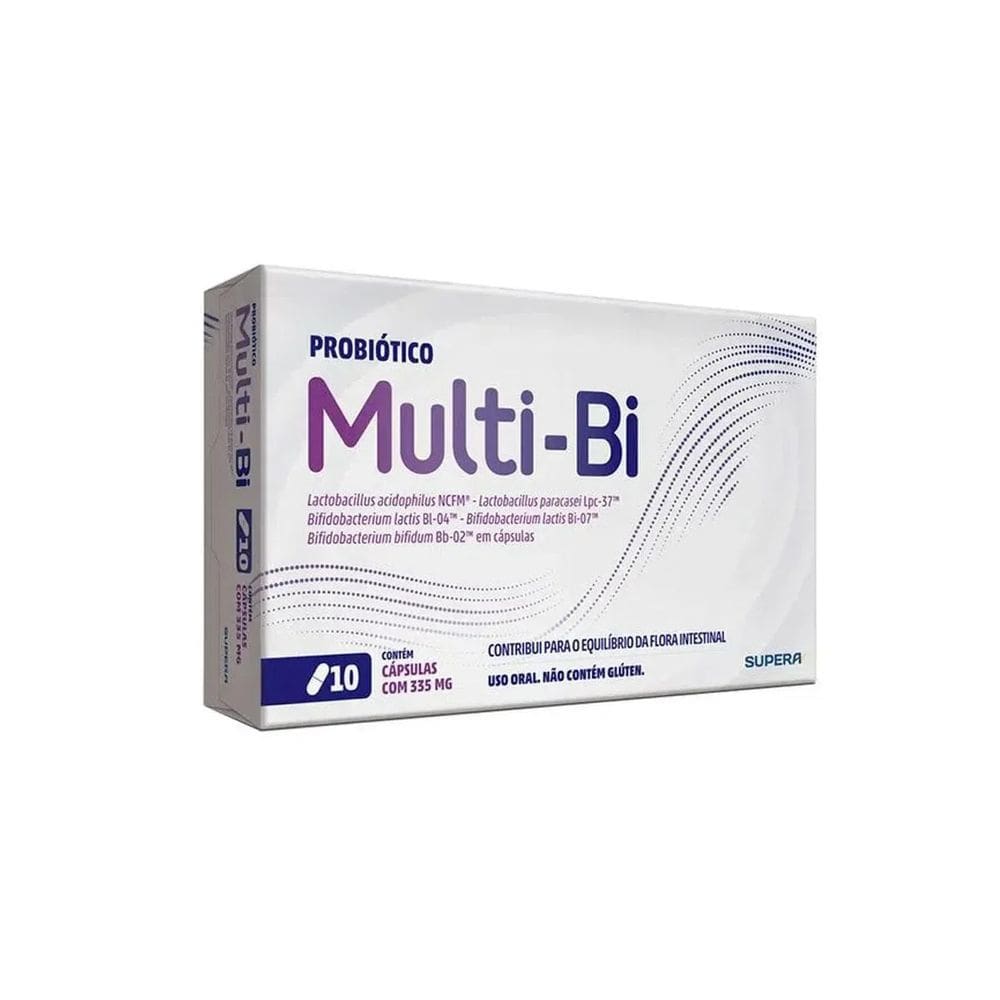 Probiótico Multi-Bi com 10 Cápsulas