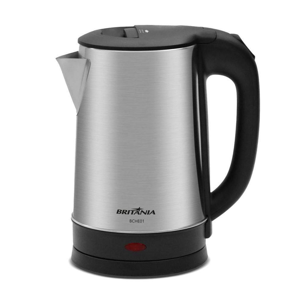Chaleira Elétrica Britânia 1,6L 1500W Base 360° BCHE01 110V
