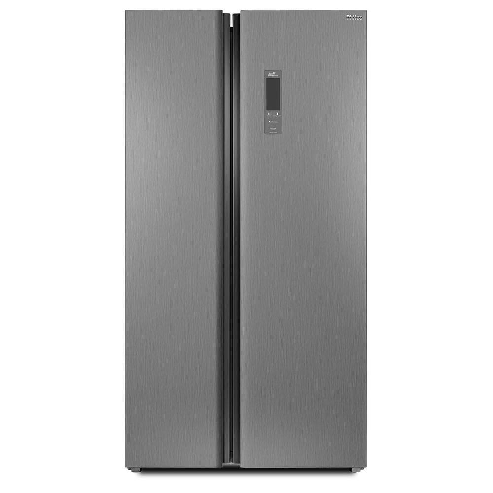 Geladeira 437L Philco Inverter Side By Side Inox PRF535I 220V