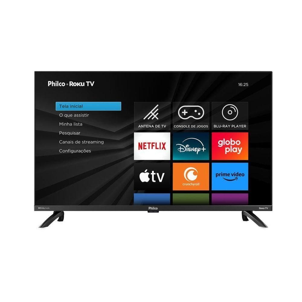 Smart 32” Philco LED Roku PTV32G7PR2CGB Bivolt