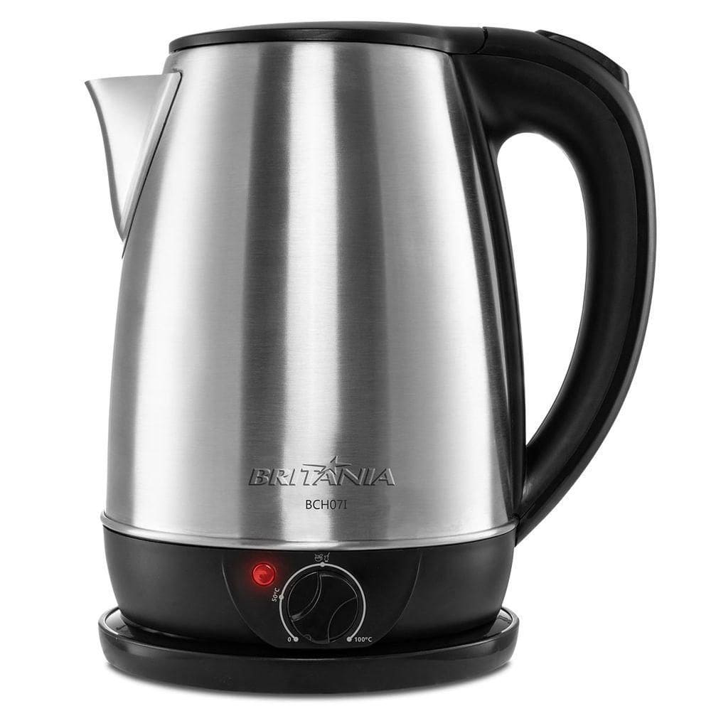 Chaleira Elétrica Britânia BCH07I 1,8L Temp Control Inox 220V