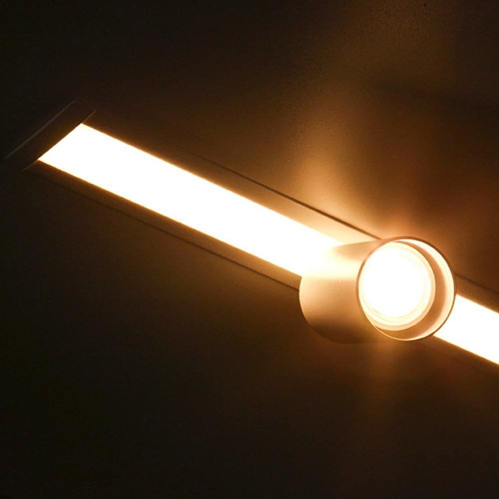 Luminária Embutir Taschibra Spire Led Linear 40W Com 2 Spot
