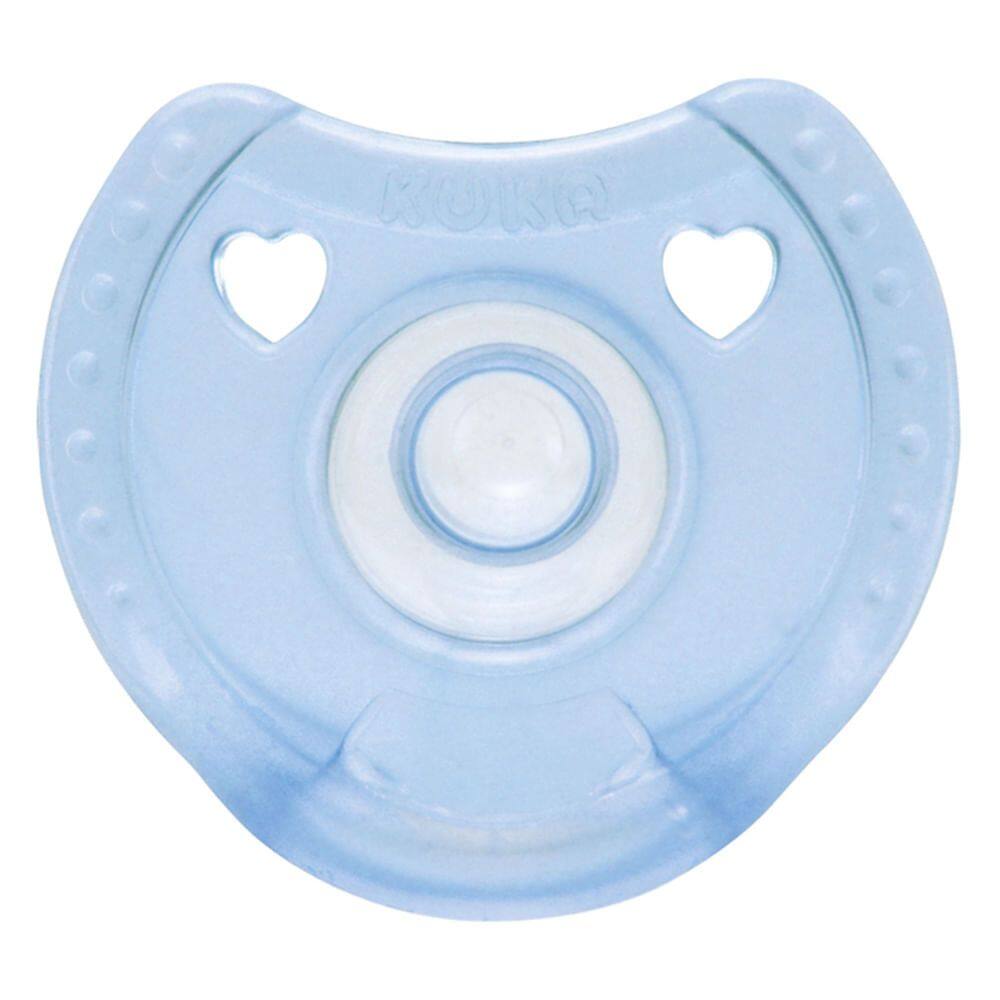 Chupeta Kuka Silicone Soft Comfort Tamanho 1 de 0 a 6 Meses Azul 1 Unidade