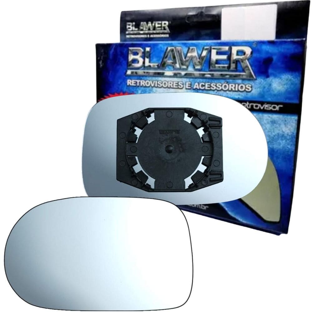 97127 - Vidro Espelho Retrovisor Lado Esquerdo Com Base Palio 2011 a 2015 - Blawer