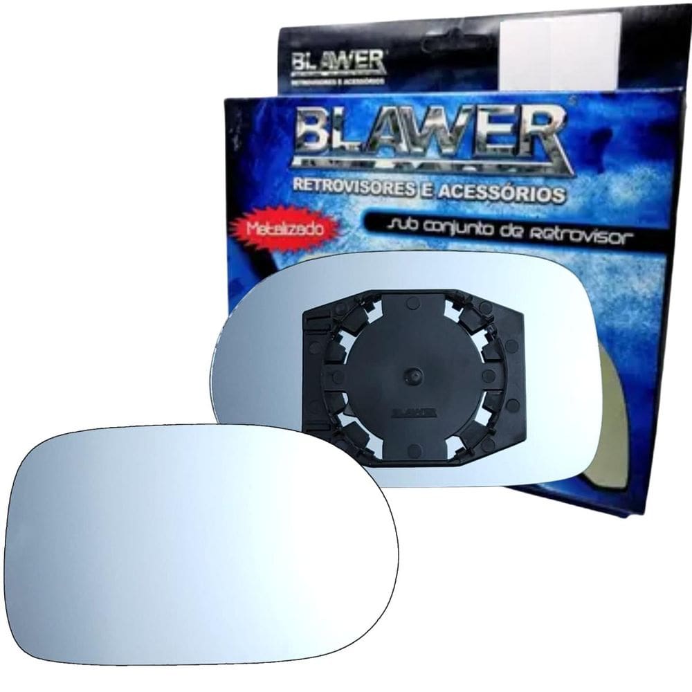 97126 - Vidro Espelho Retrovisor Lado Direito Com Base Palio 2011 a 2014 - Blawer