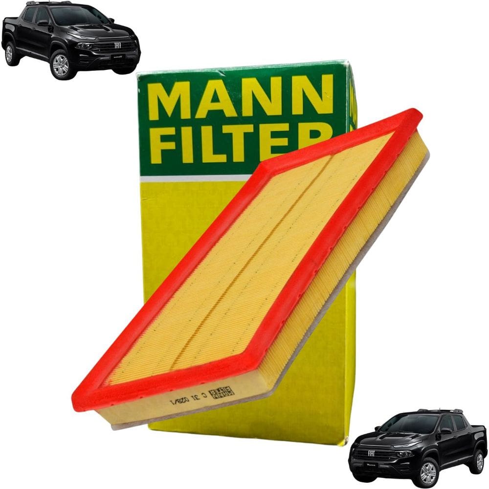 C 31 028/1 - Filtro De Ar - Pulse 2021 A 2024 / Toro 2021 A 2024 / Commander 2021 A 2024 / Compass 2021 A 2024 / Renegade 2022 A 2024 - Mann Filter