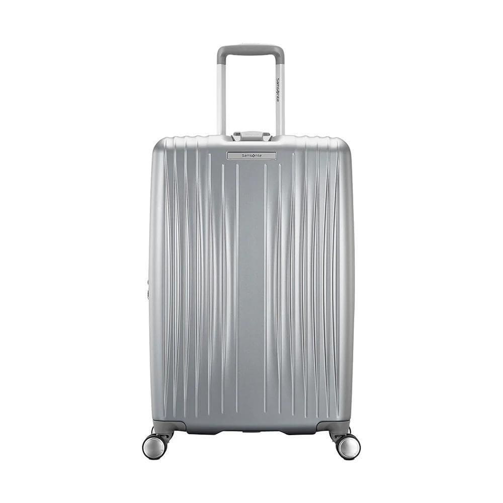 Mala De Viagem Samsonite Quartz Expansível Média Prata