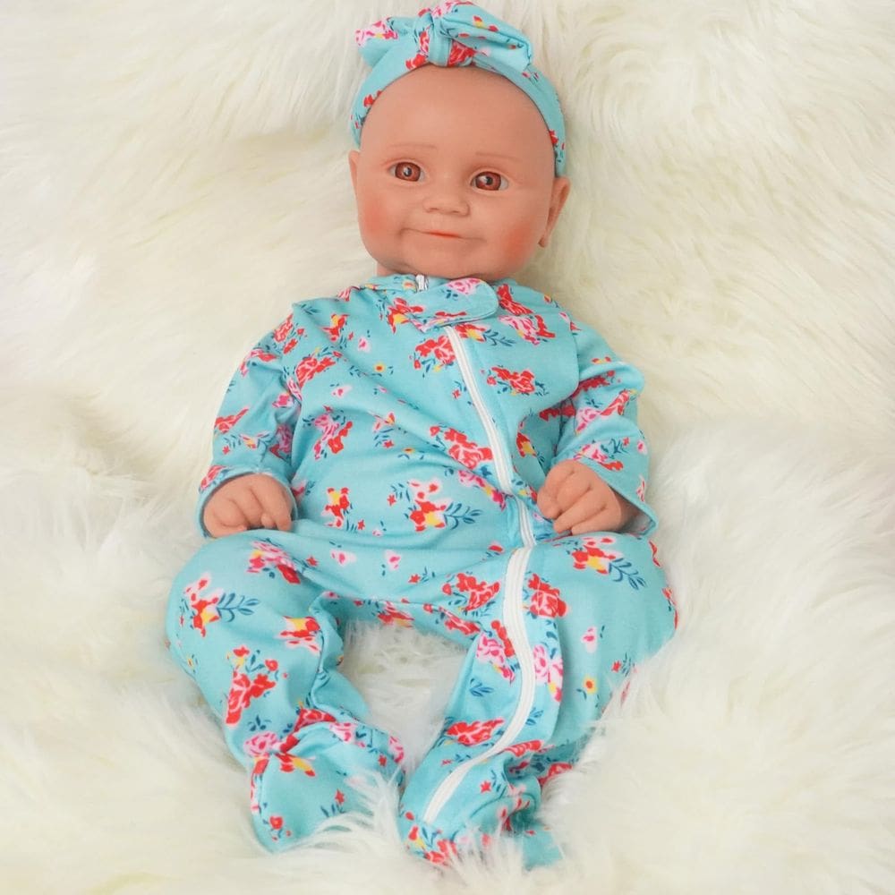 Silicone Reborn Baby Doll YaLuoqian, redução realista de 1:1