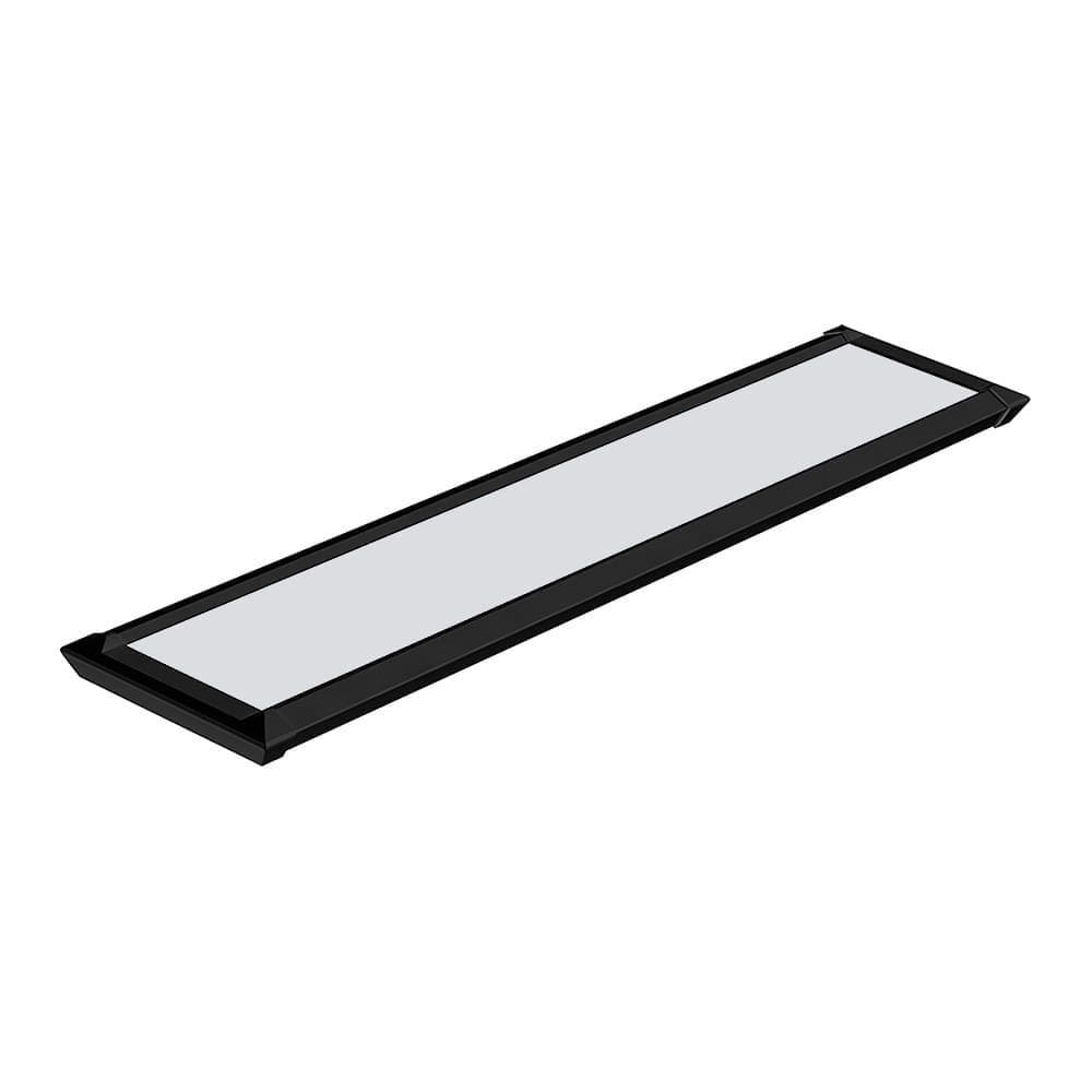 Luminária Led Taschibra TL Slim 20 De Sobrepor 40W Bivolt Preta 6500K Luz Branca Preto