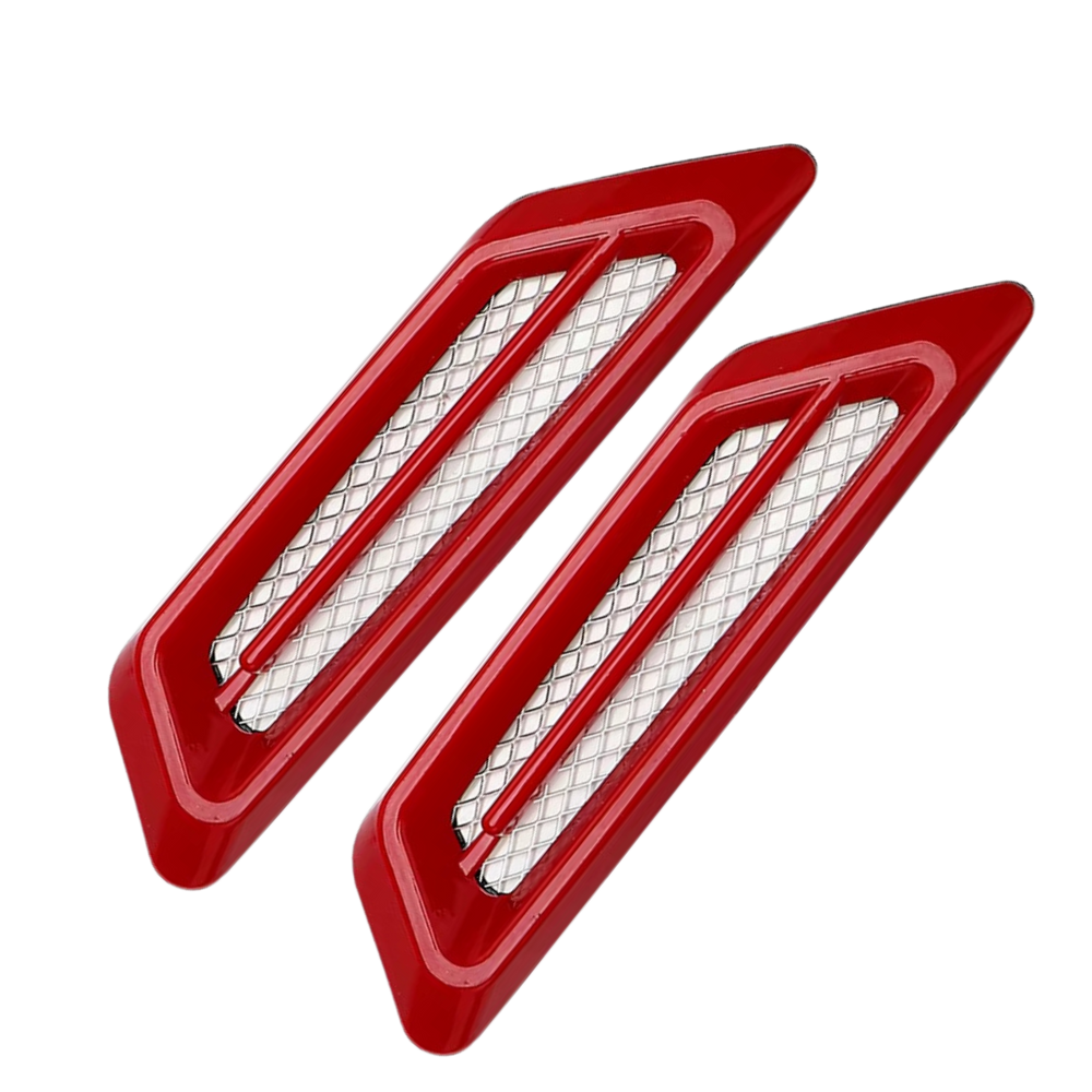 Scoop Entrada de Ar Esportivo Universal Capô Vermelho Intake