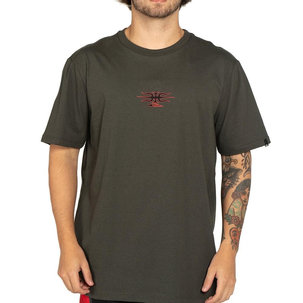 Camiseta Quiksilver Mercury Tribe W25 Masculina Cinza Escuro