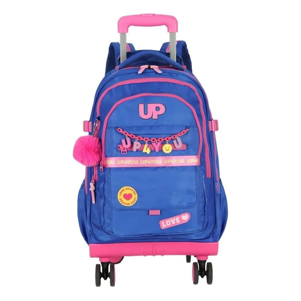 Mochila Escolar Infantil Up4you 360º | Rodinhas