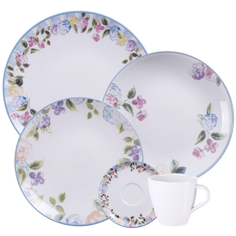 Aparelho de Jantar com 20 Peças de Porcelana Aura - Tramontina