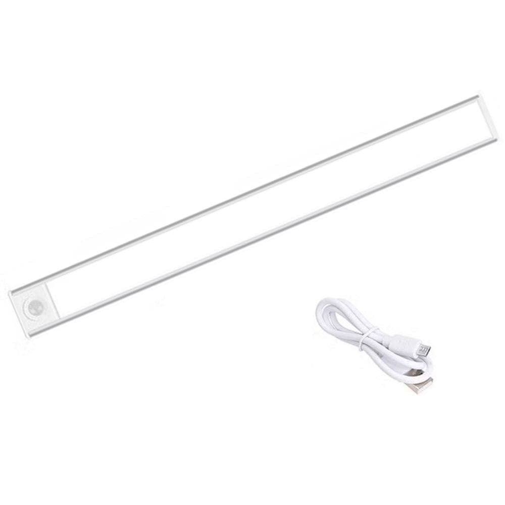 Luminaria LED 3 Tons Sensor de Presença Movimento 3 Modos USB Bateria Recarregavel Armario Closet Quarto Sala Escada Iluminaçao