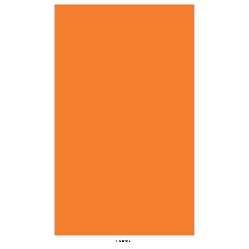 Papel de cartão S, impressão superfina, 65 libras, 8,5 x 14 polegadas, laranja