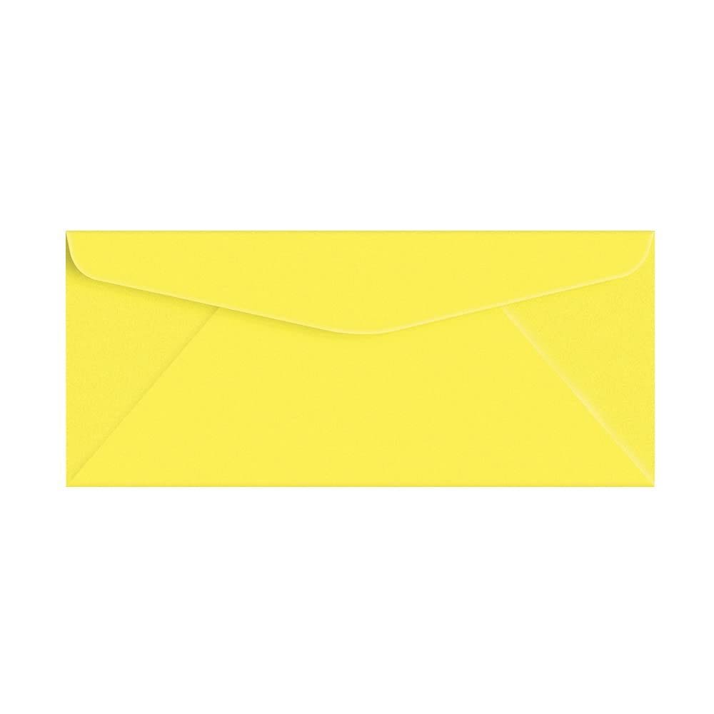 Envelopes S Superfine Printing Ultra Lemon Color #10, pacote com 50