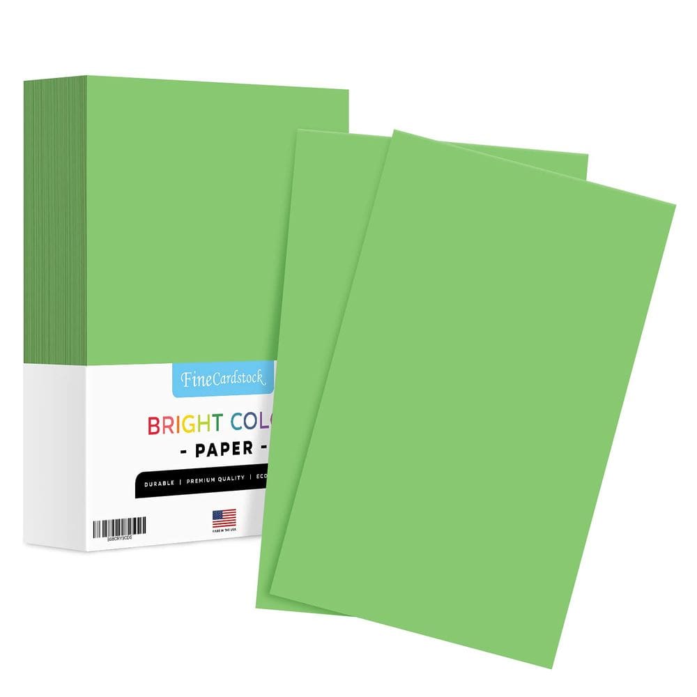 Papel colorido S Impressão superfina 8,5x14 verde limão 500 folhas