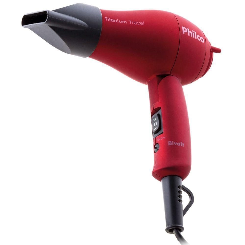 Secador de Cabelo Philco Titanium Travel 750W Bivolt