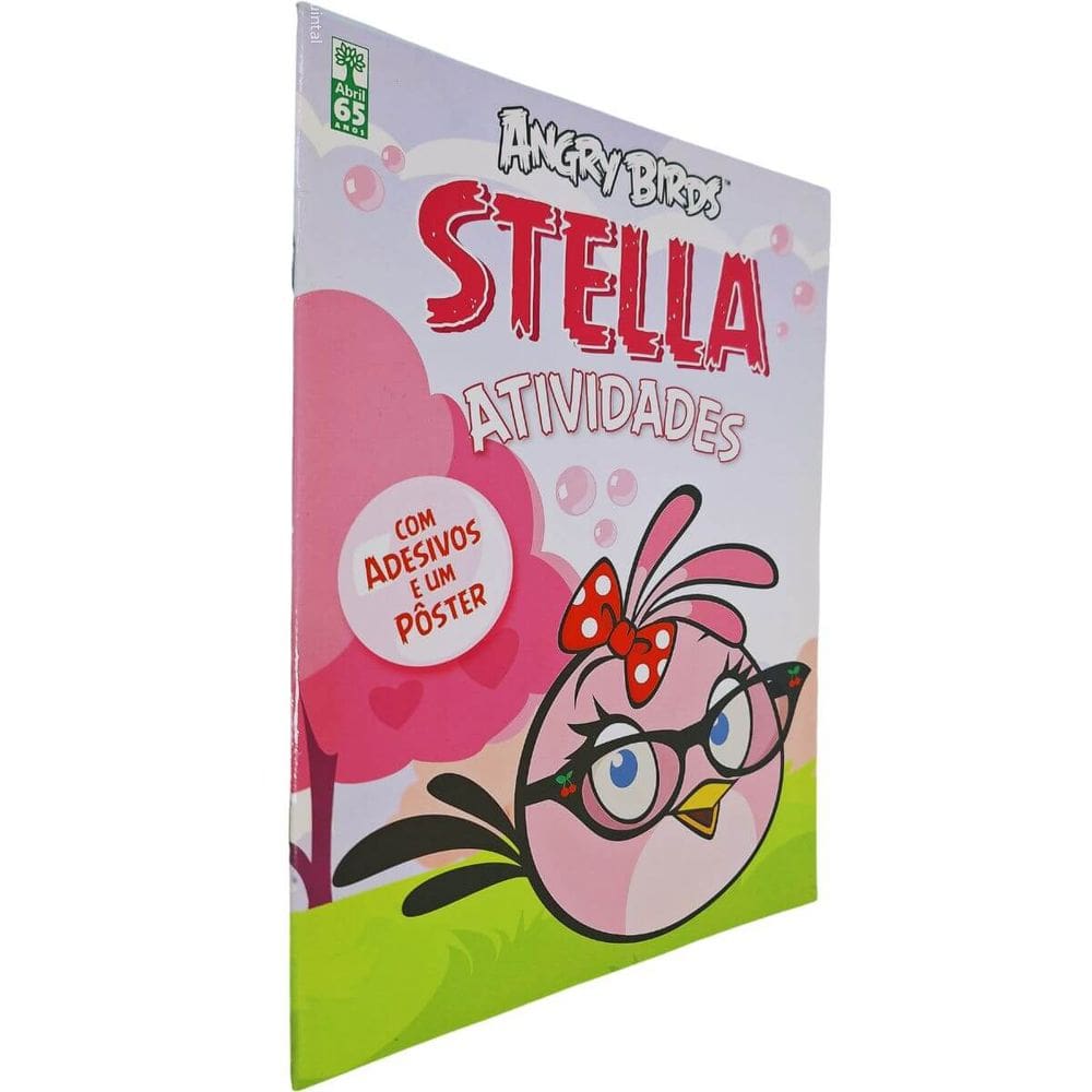 Angry Birds: Stella Livro de Atividades Com Adesivos e Poster Formato 20x26 cm Lombada com Grampos