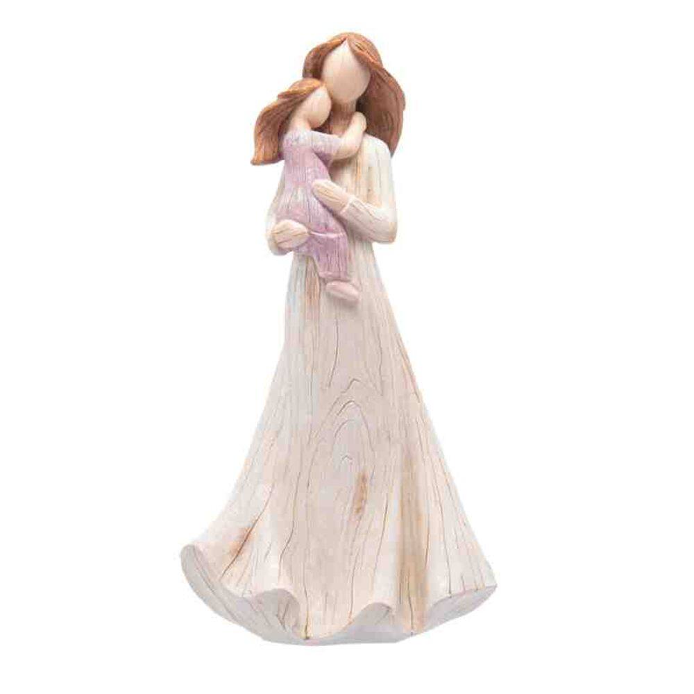 Figura Decorativa Mãe e Filha de Resina Wolff
