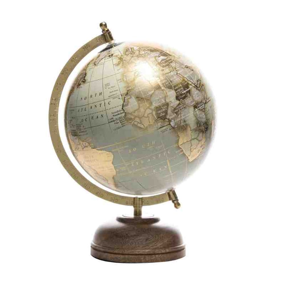 Globo Decorativo de Plástico e Madeira Wolff