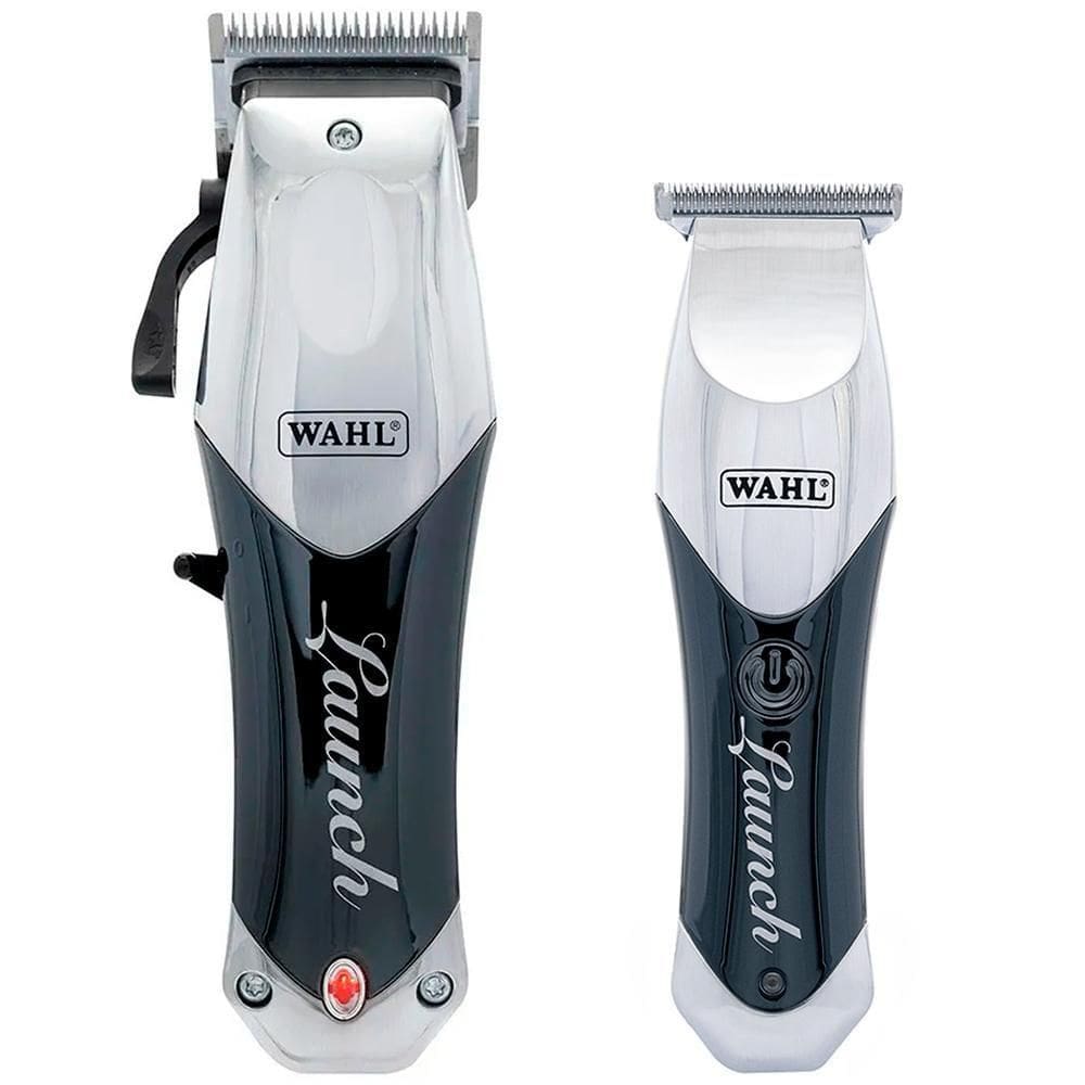 Combo de Máquina de Cortar Cabelo e Acabamento Launch Bivolt