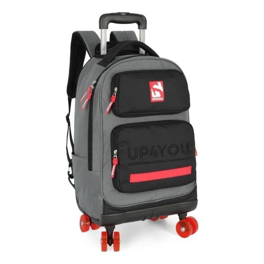 Mochila De Rodinhas E Costas Giro 360 Rodas De Skate Up4you