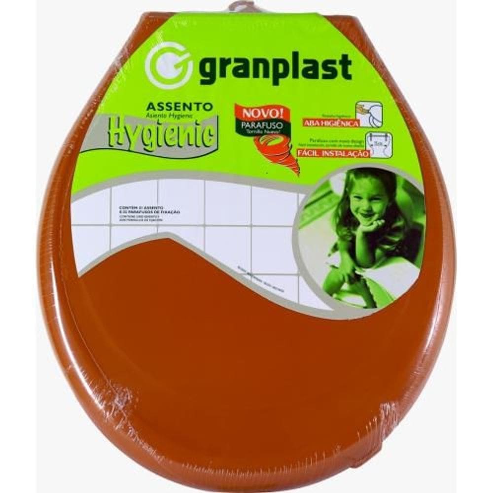 Assento Sanitário Granplast Caramelo Simples