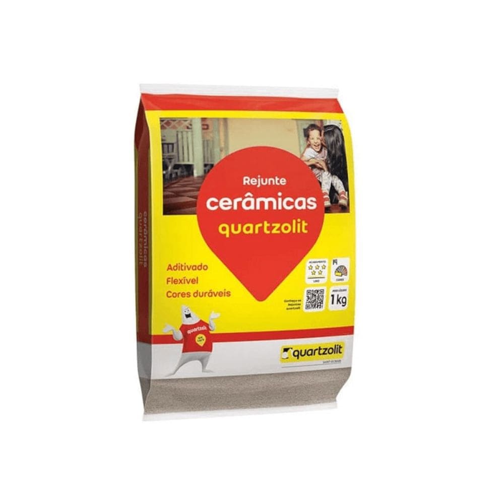 Rejunte 01KG Cerâmica Cinza Platina QUARTZOLIT