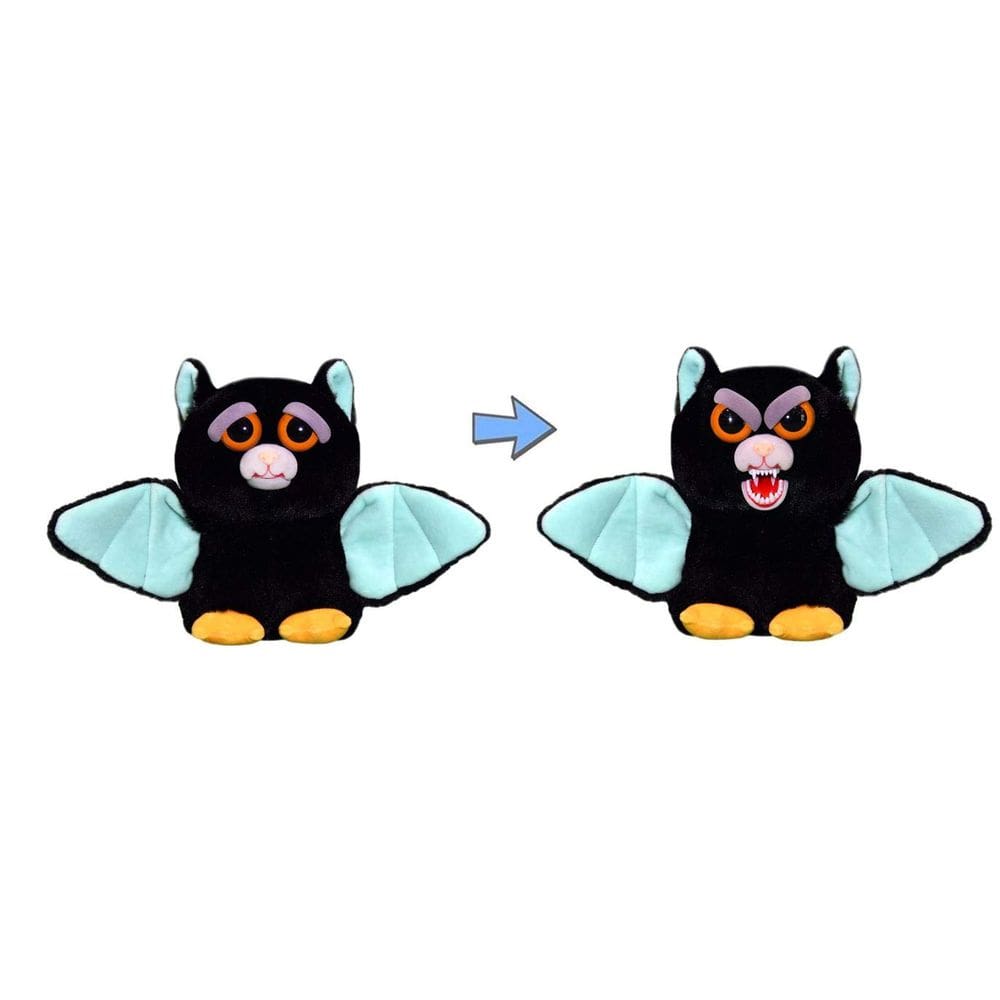 Bicho de pelúcia Feisty Pets Bat Uptight Ursula 21,6 cm de altura