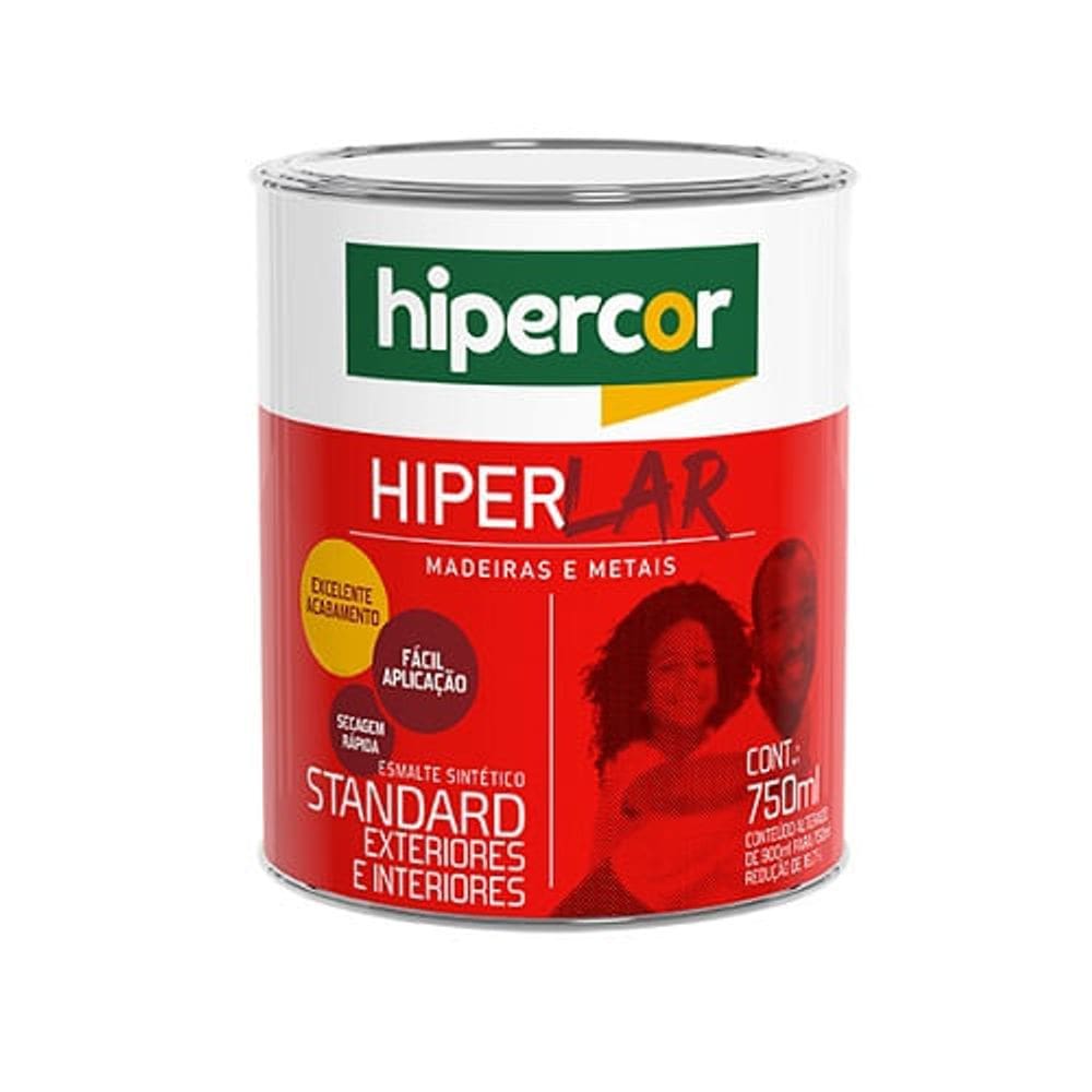 Tinta Esmalte Hiperlar 0750ML Branco Lar Hipercor