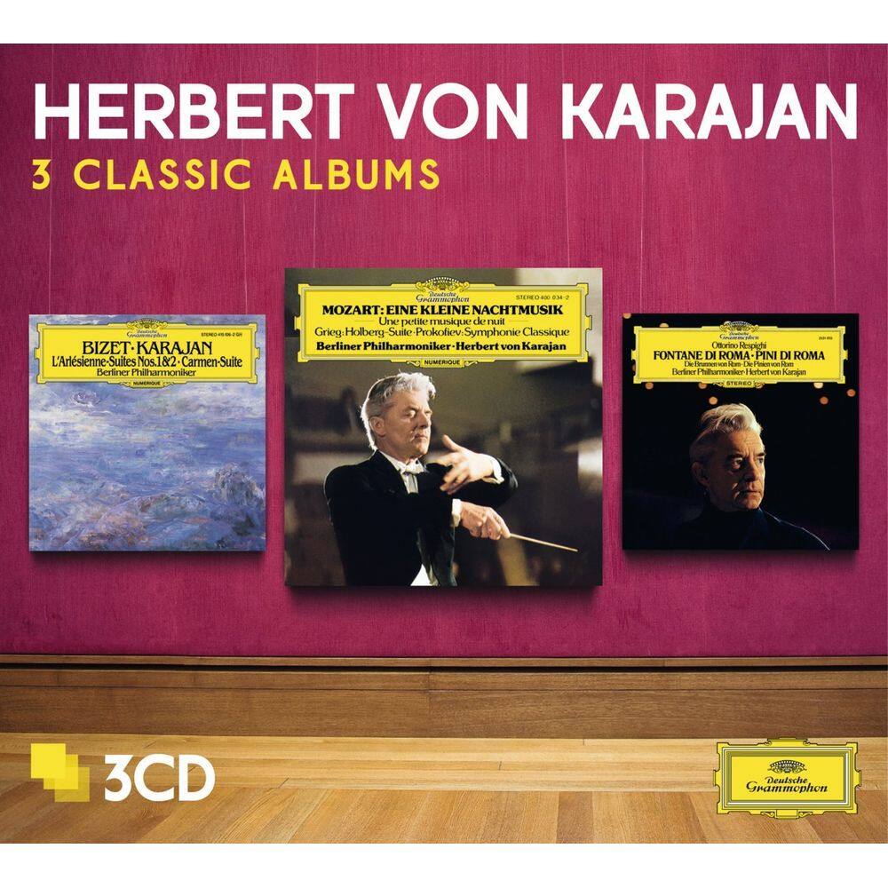 Álbum de música Herbert von Karajan: Três álbuns clássicos